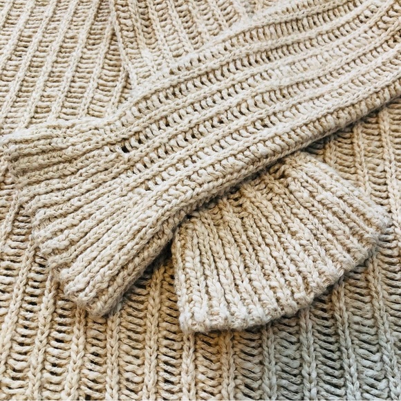 Roots Cream Cotton & Linen Blend Sweater - Picture 5 of 11